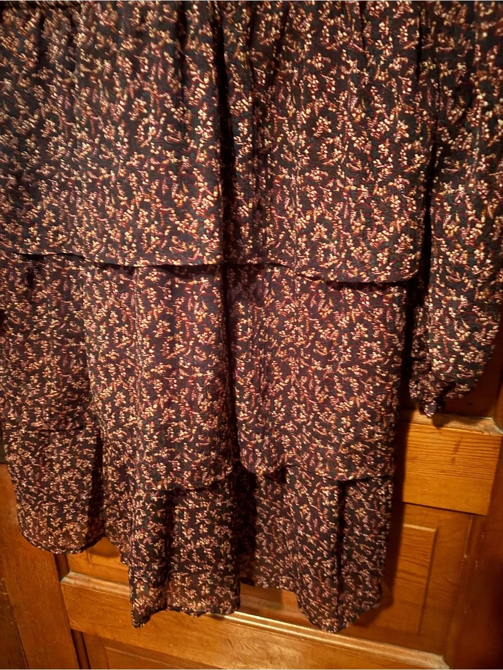Dip Brand Burgundy/Maroon Floral Dress - Picture 3 of 6